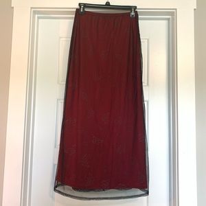 Vintage Skirt with Butterflies